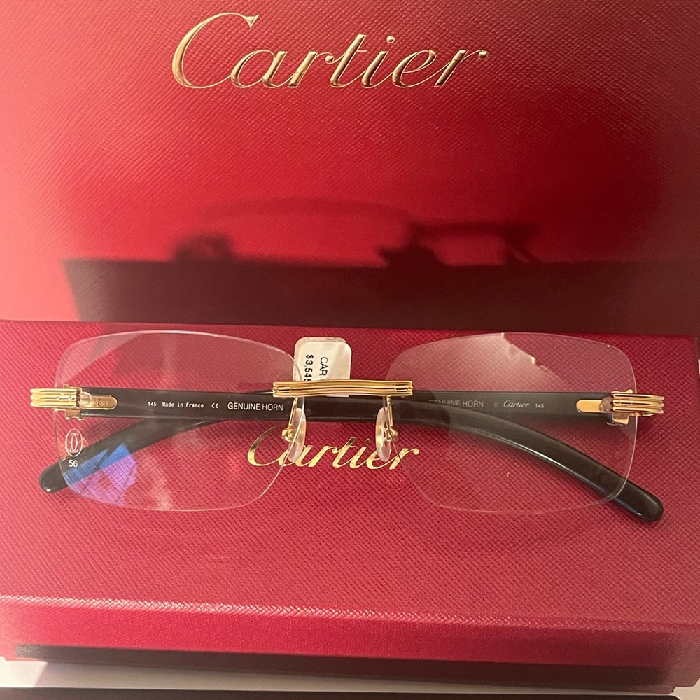 2023 Cartier buffalo horn glasses